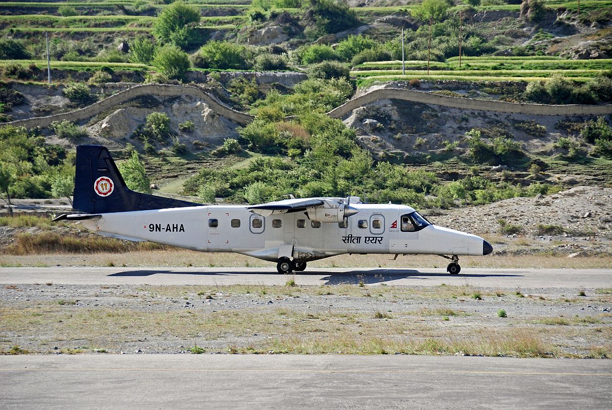 207 Plane At Jomsom Airport